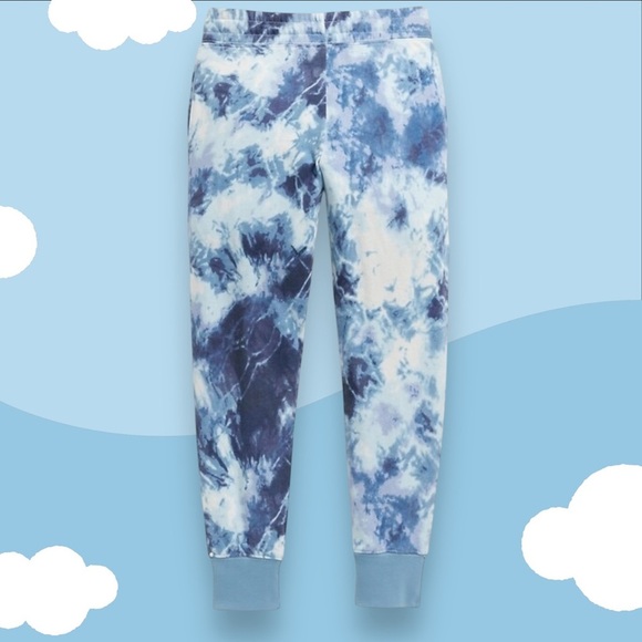 Old Navy Other - Old Navy Girls Size L 10-12 Jogger Sweatpants Pockets Drawstring Tie Dye Blue